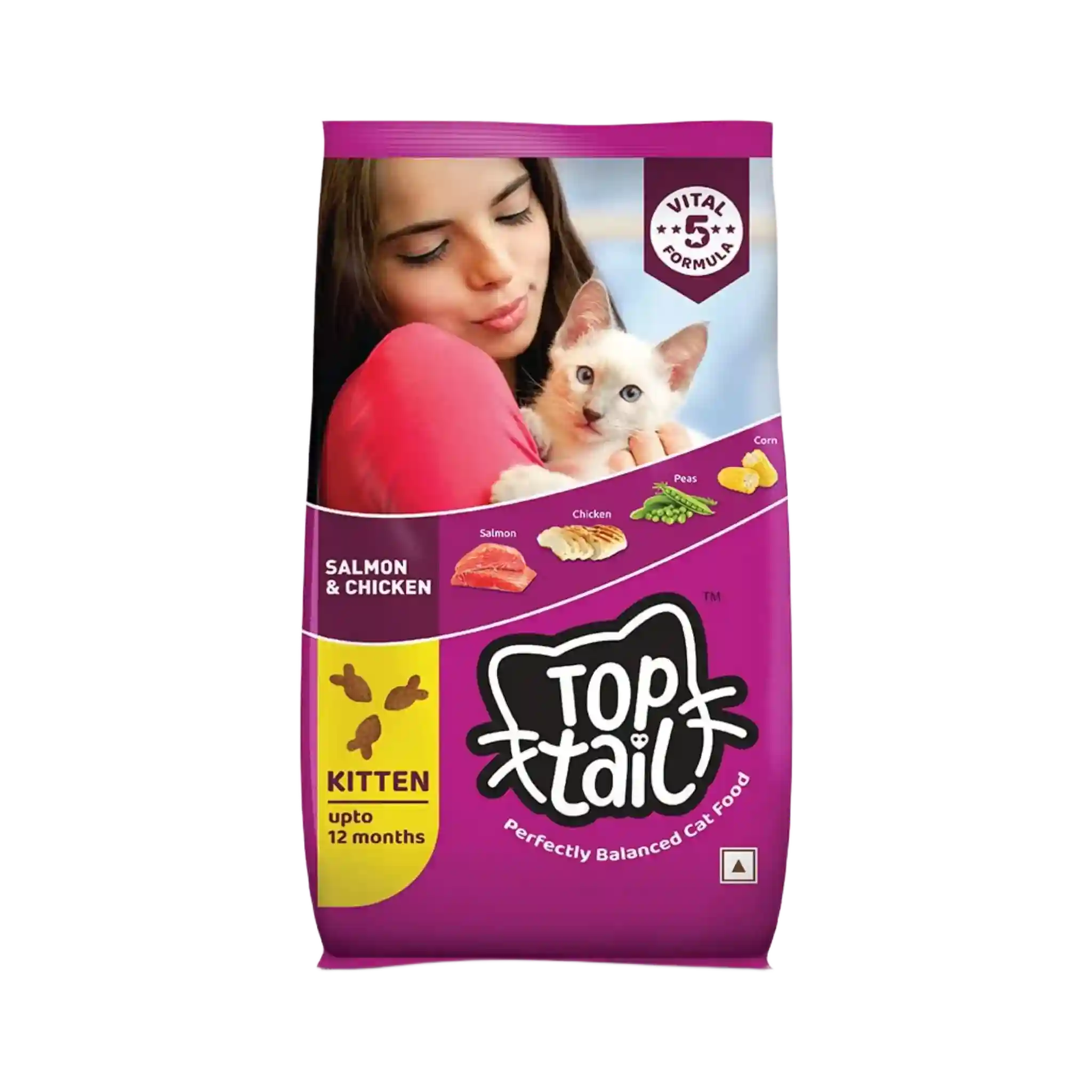 Toptail kitten salmon & chicken for Cats 2.8kg