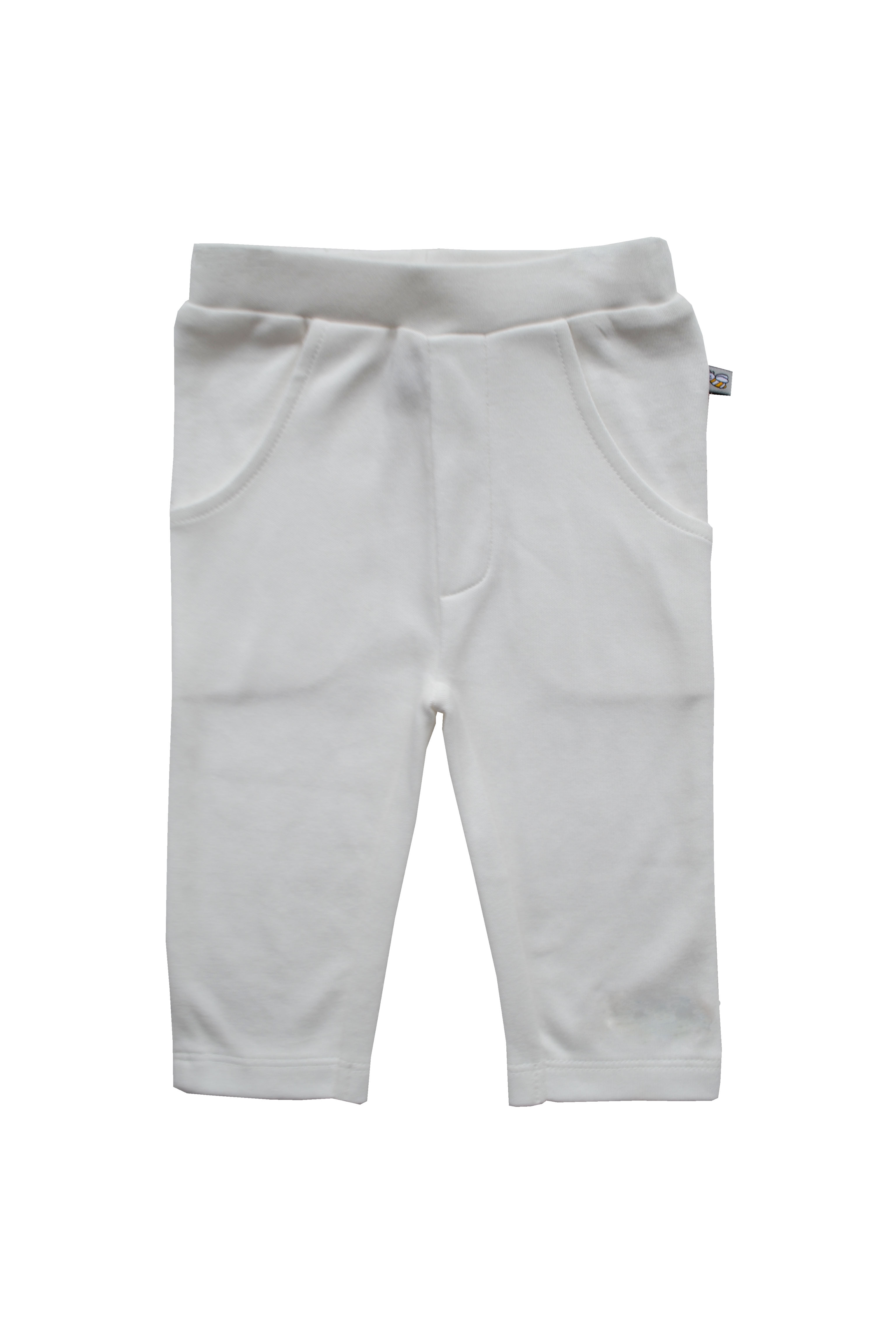 Babeez | Cream Pants (100% Cotton Interlock Biowash) undefined