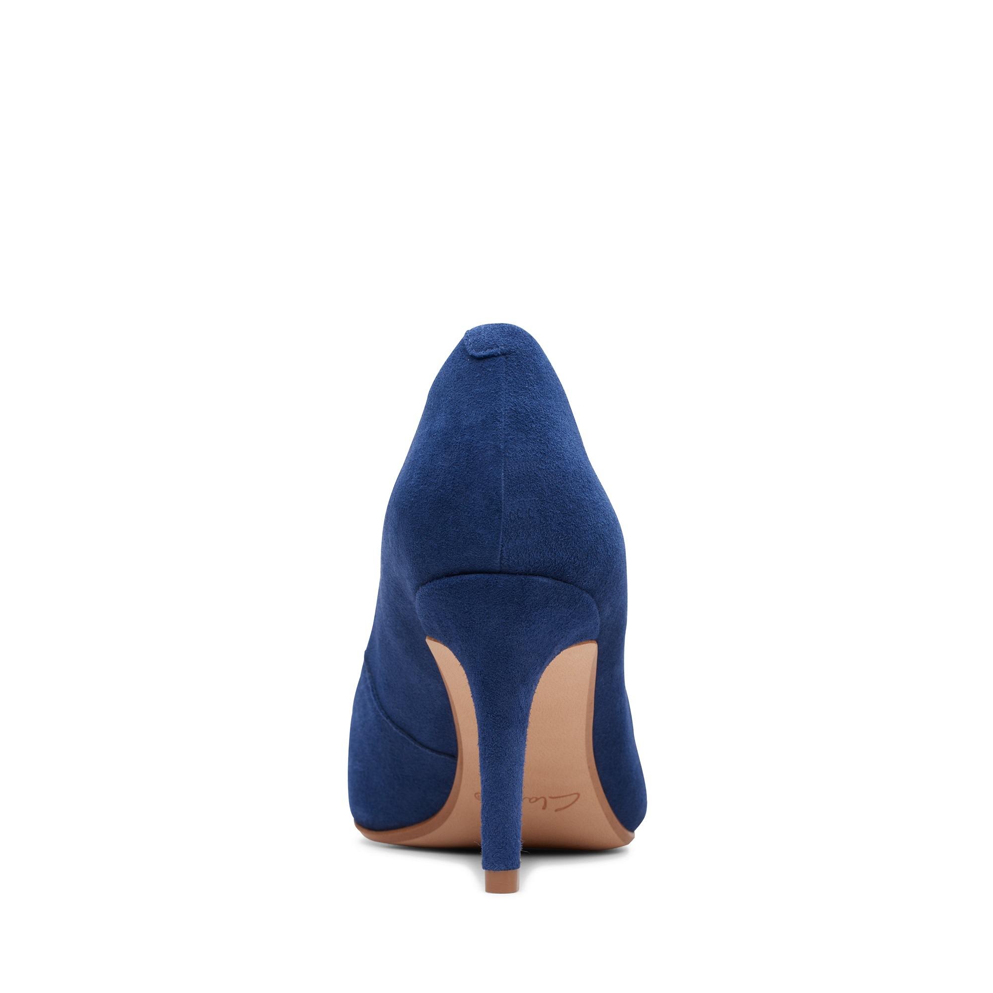 Women's Blue Suede Stilettos