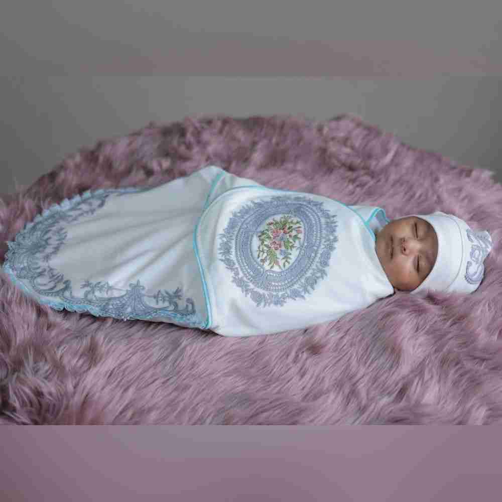 Tranquil Blue Snuggle Swaddle Wrap