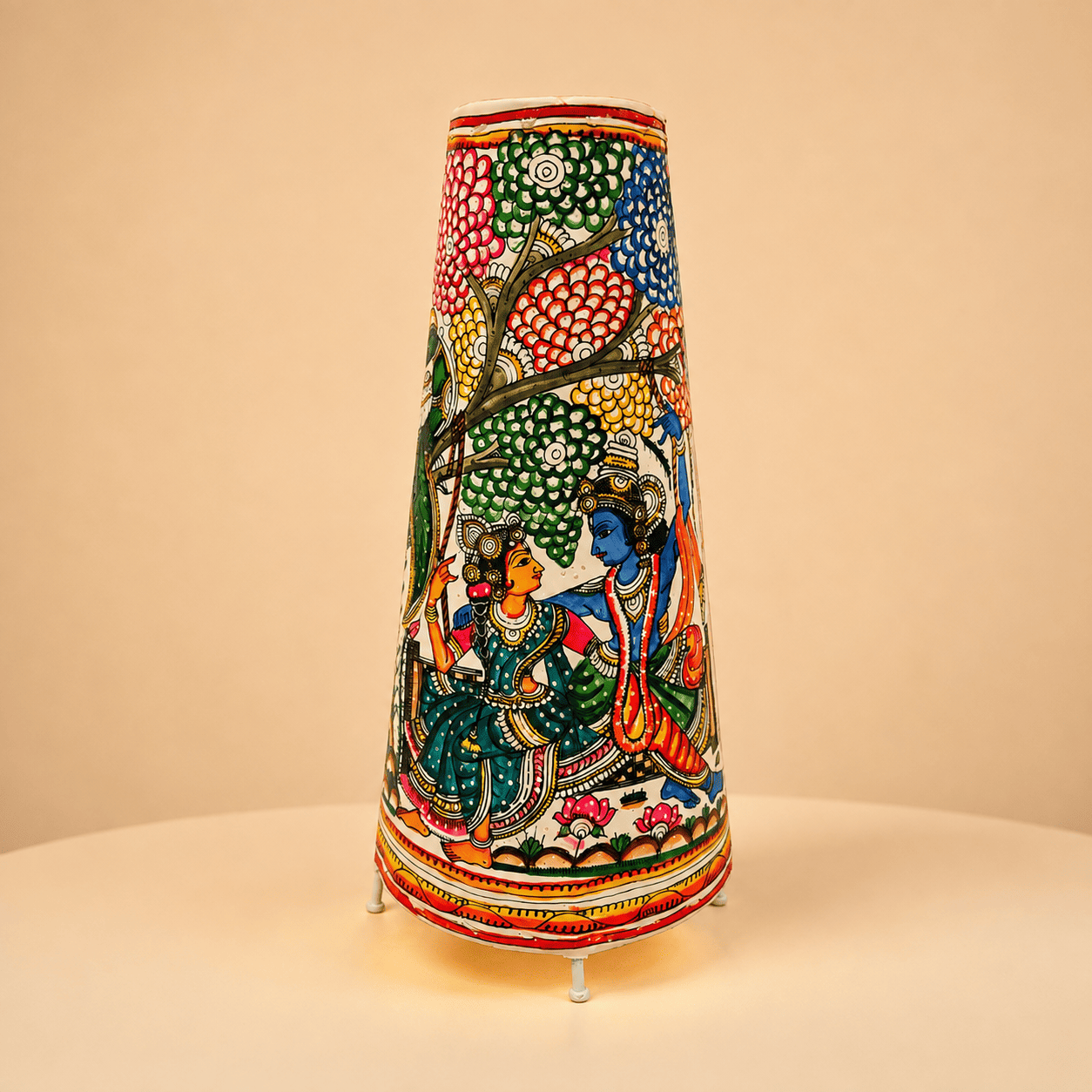 Jhulan Leela – Radha Krishna Tholu Bommalata Lamp