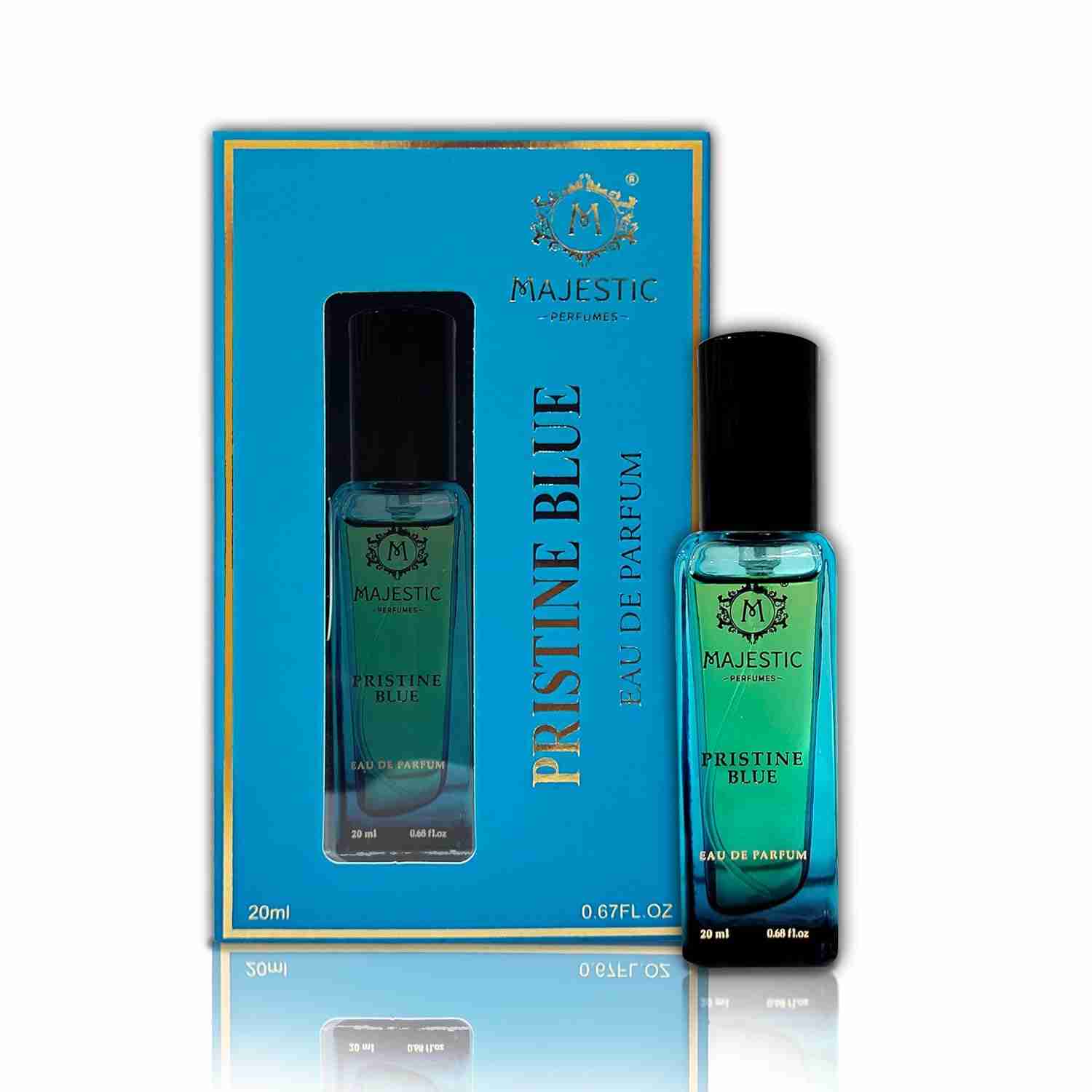 Pristine Blue 20ml EDP || Fresh, Oceanic, Floral, Unisex Perfume ||