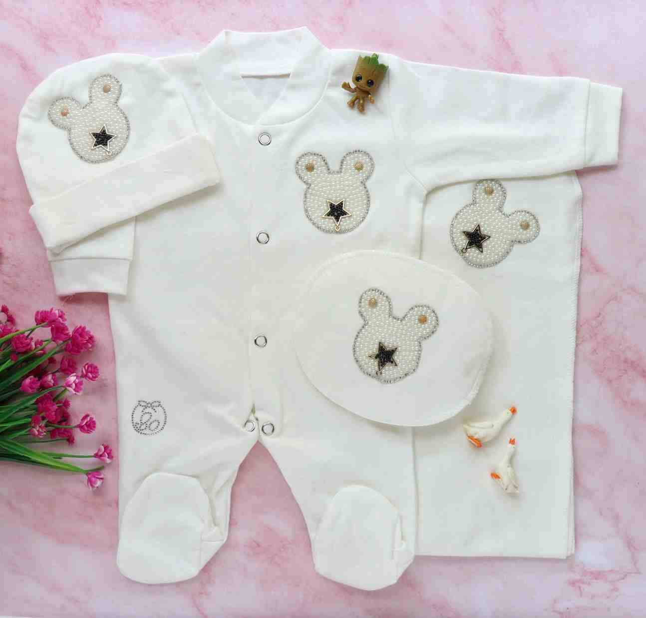 Milky Mickey Romper Set