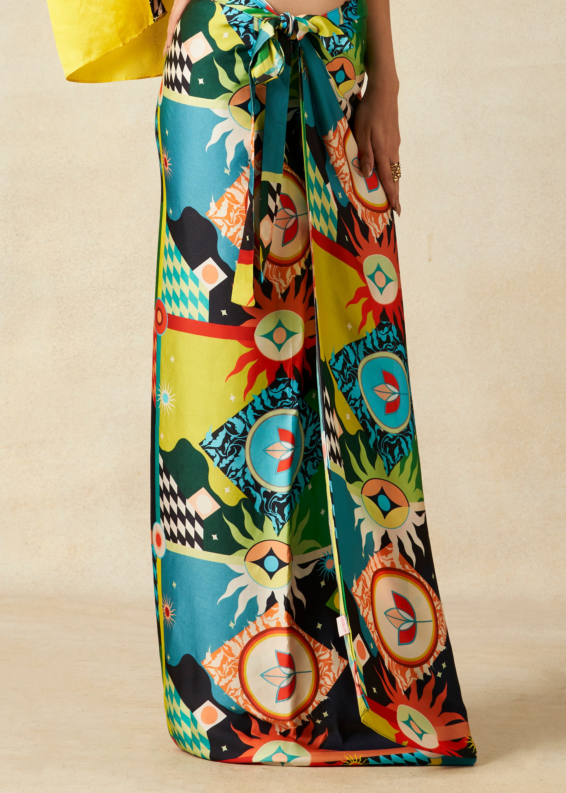 Multicoloured Printed Sarong