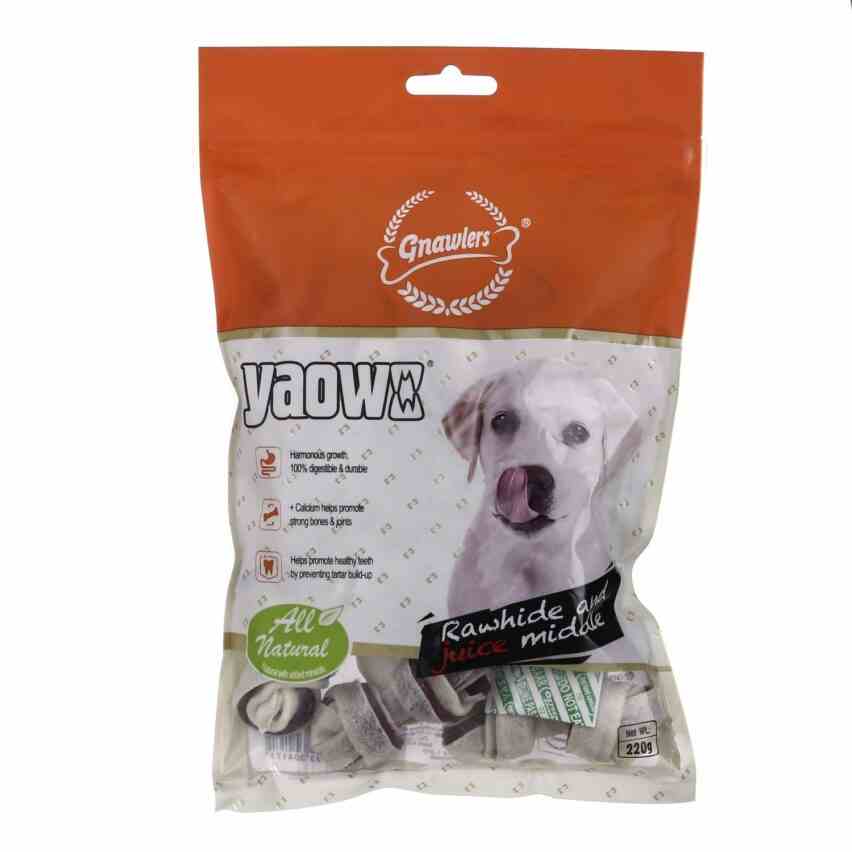 Gnawlers 2.5 Inch Knotted Bone for Dogs 220g