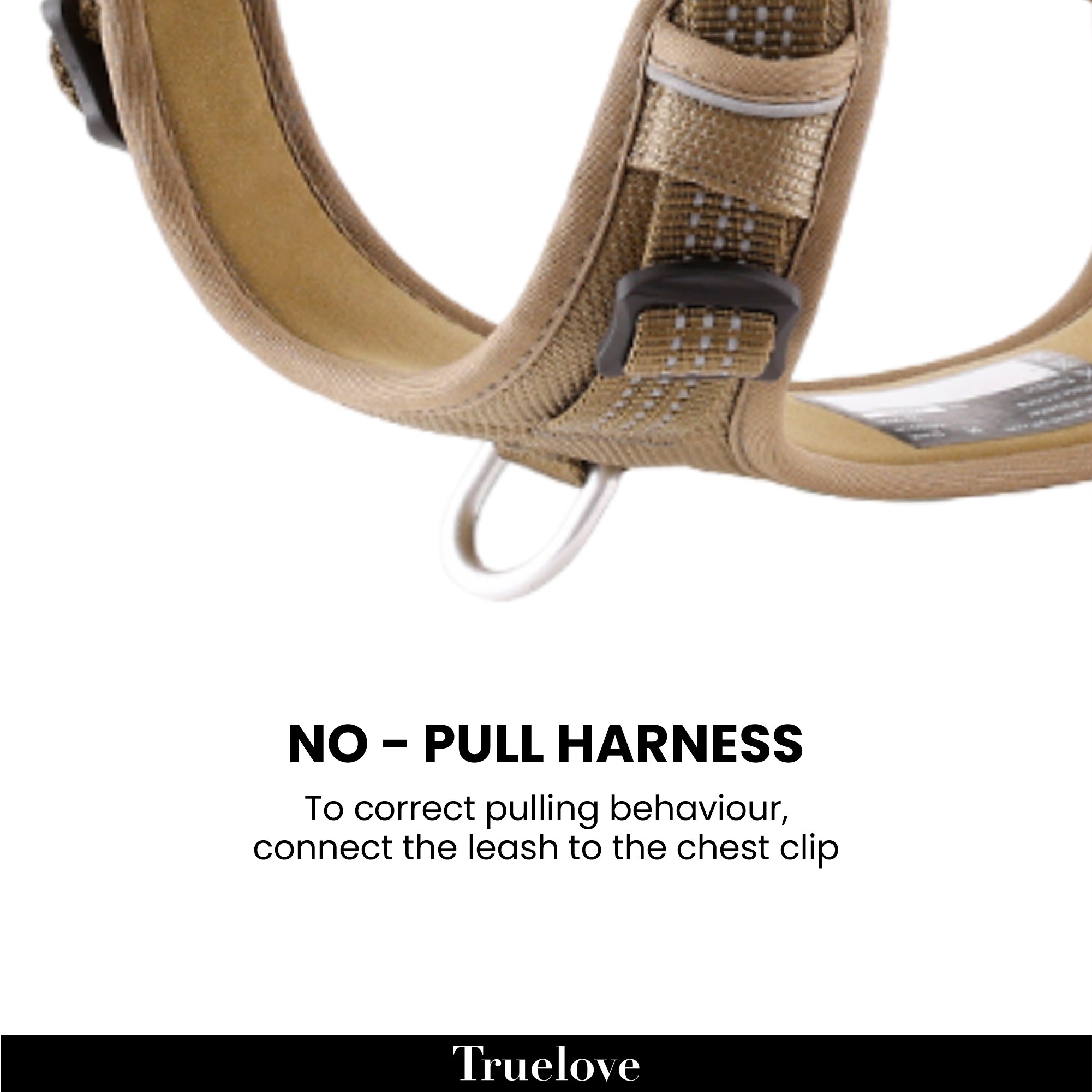 Truelove Escape Proof Harness for Dogs - Vibrant Orange