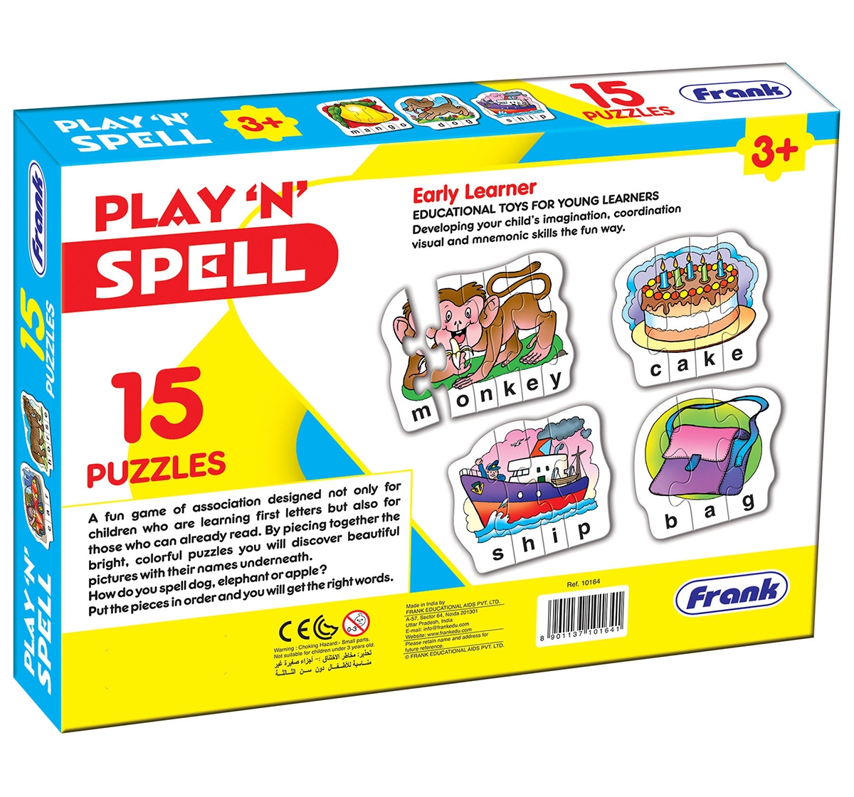Frank |  Frank Play N Spell Puzzle Puzzles for Kids age 3Y+  2