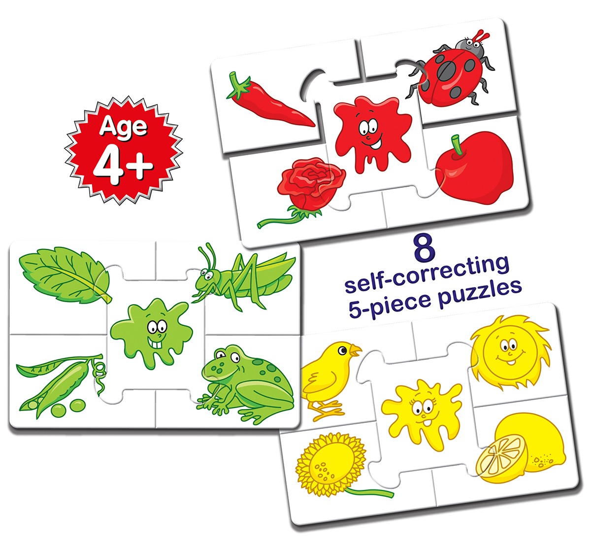 Frank Playing With Colours Puzzles for Kids age 4Y+