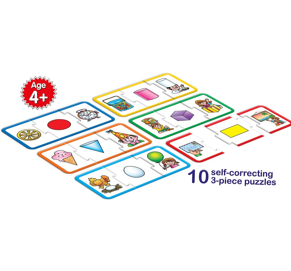 Frank Playing With Shapes Puzzles for Kids age 4Y+