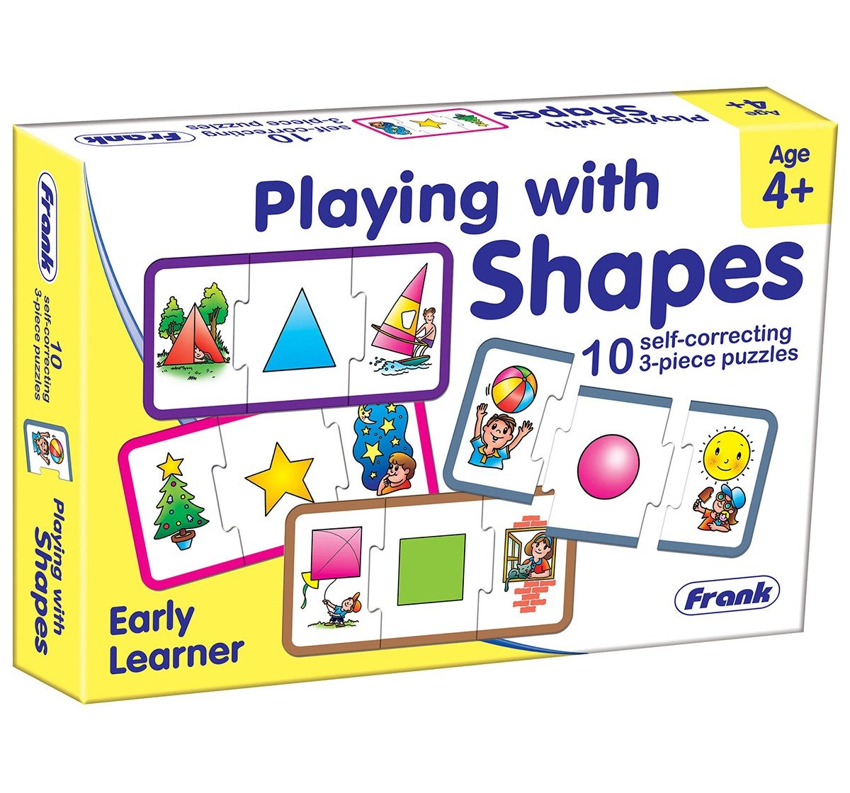 Frank Playing With Shapes Puzzles for Kids age 4Y+