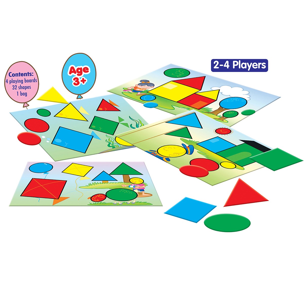 Frank My First Shape, Size And Colour Game Puzzles for Kids age 3Y+