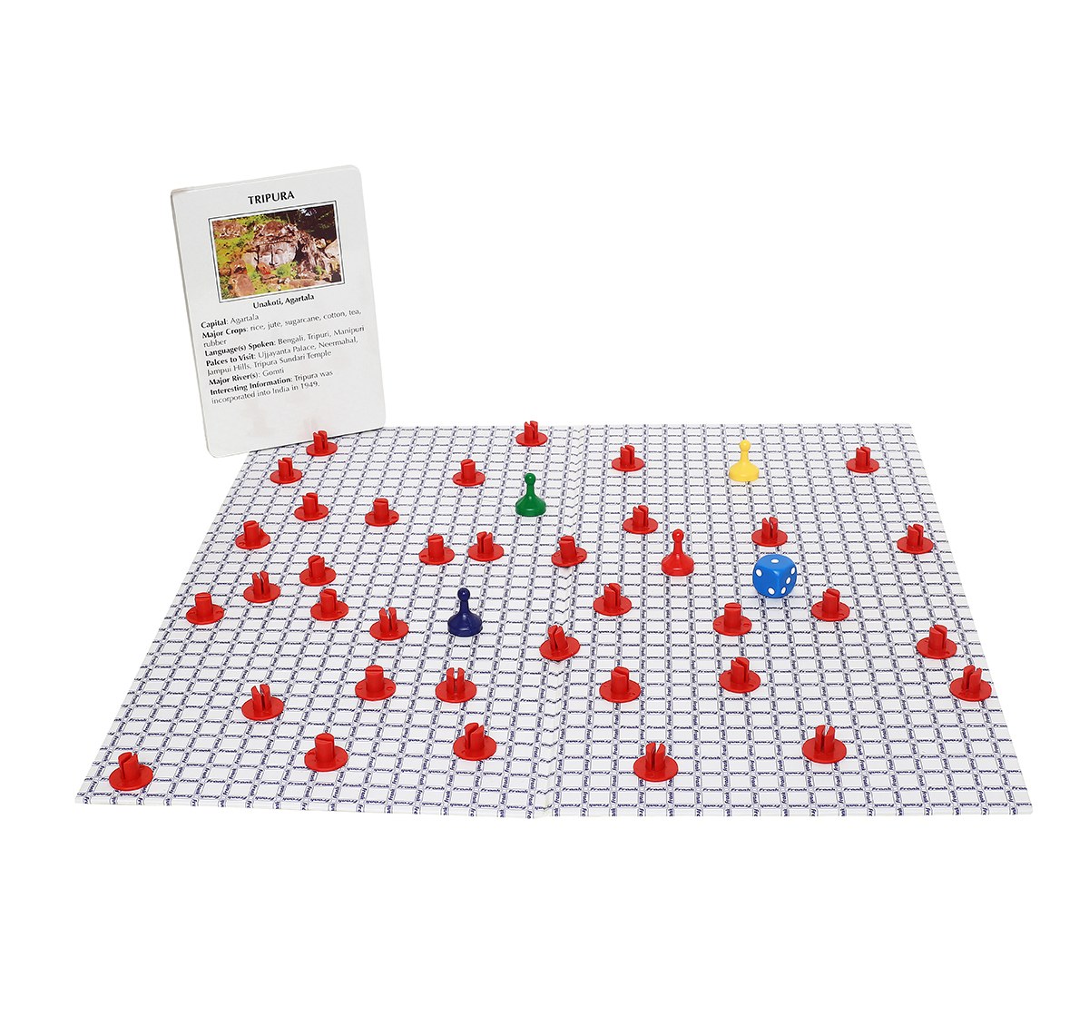 Frank  Discover India Board Game,Puzzles for Kids age 8Y+