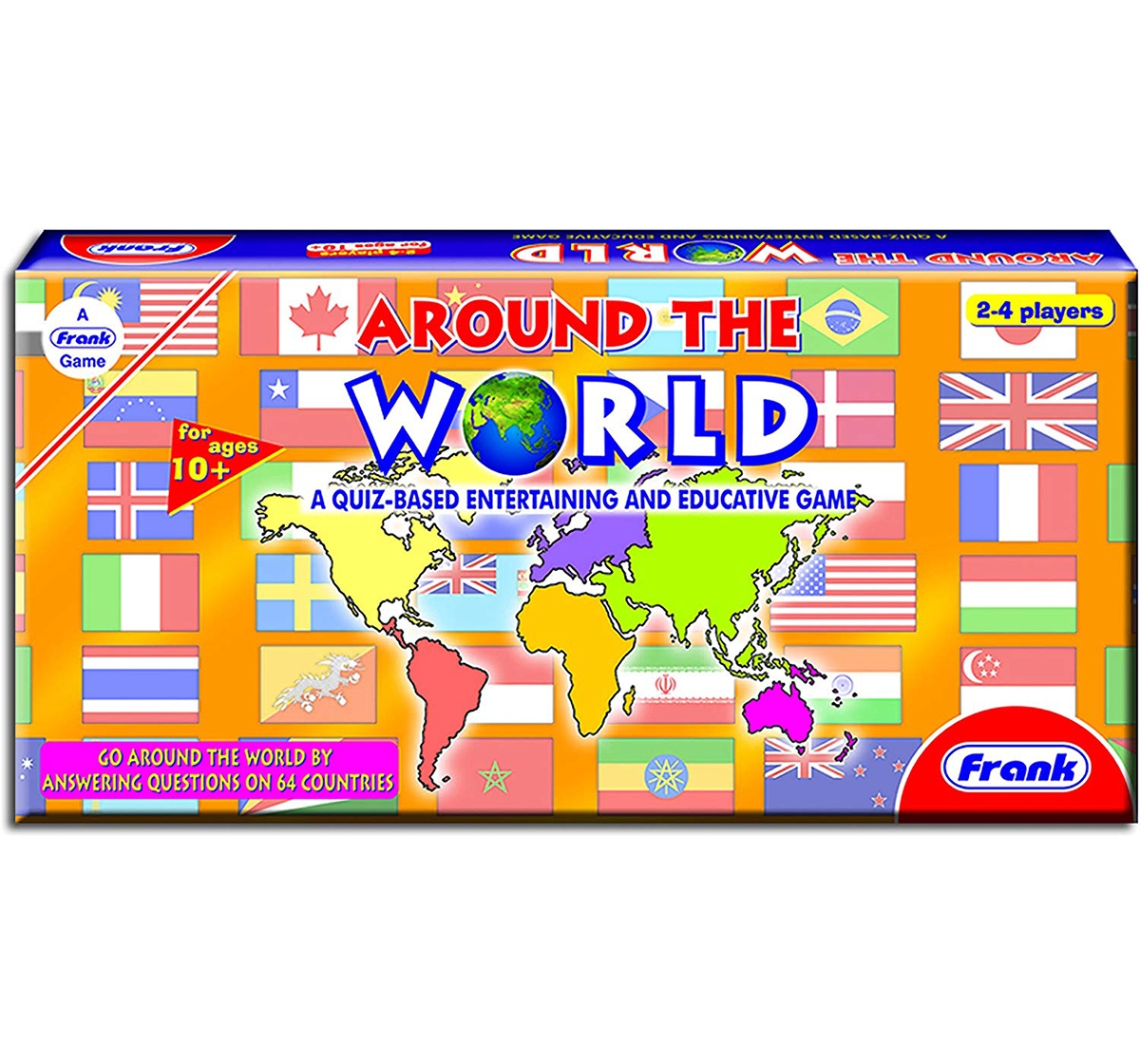 Frank | Frank Around The World  Board Game, Puzzles for Kids age 8Y+  0