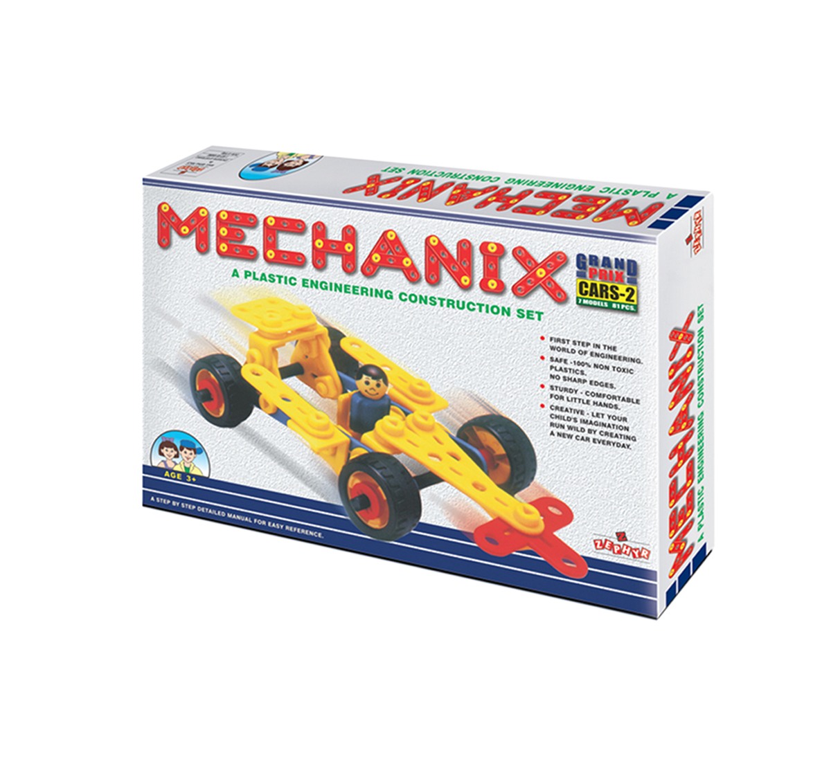 Mechanix 3602002 Plastic Cars - 2 Construction Sets for Boys age 3Y+