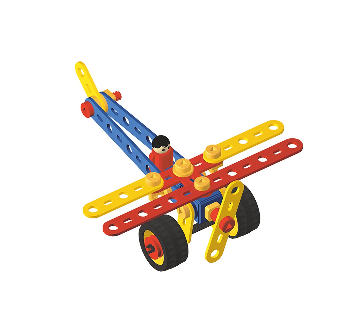Mechanix 3602004 Plastic Planes - 1 Construction Sets for Boys age 3Y+
