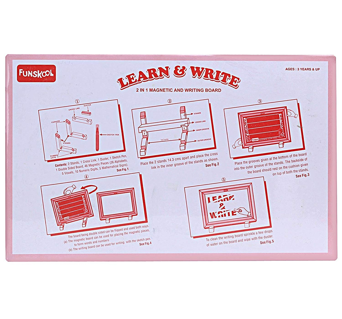 Giggles | Giggles Funskool Learn And Write Early Learner Toys for Kids age 3Y+ (White) 1