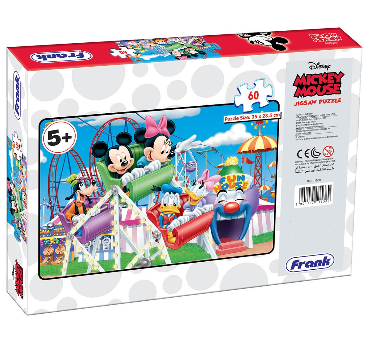 Disney  Frank Mickey Mouse On Joy Ride Puzzle  for Kids age 5Y+