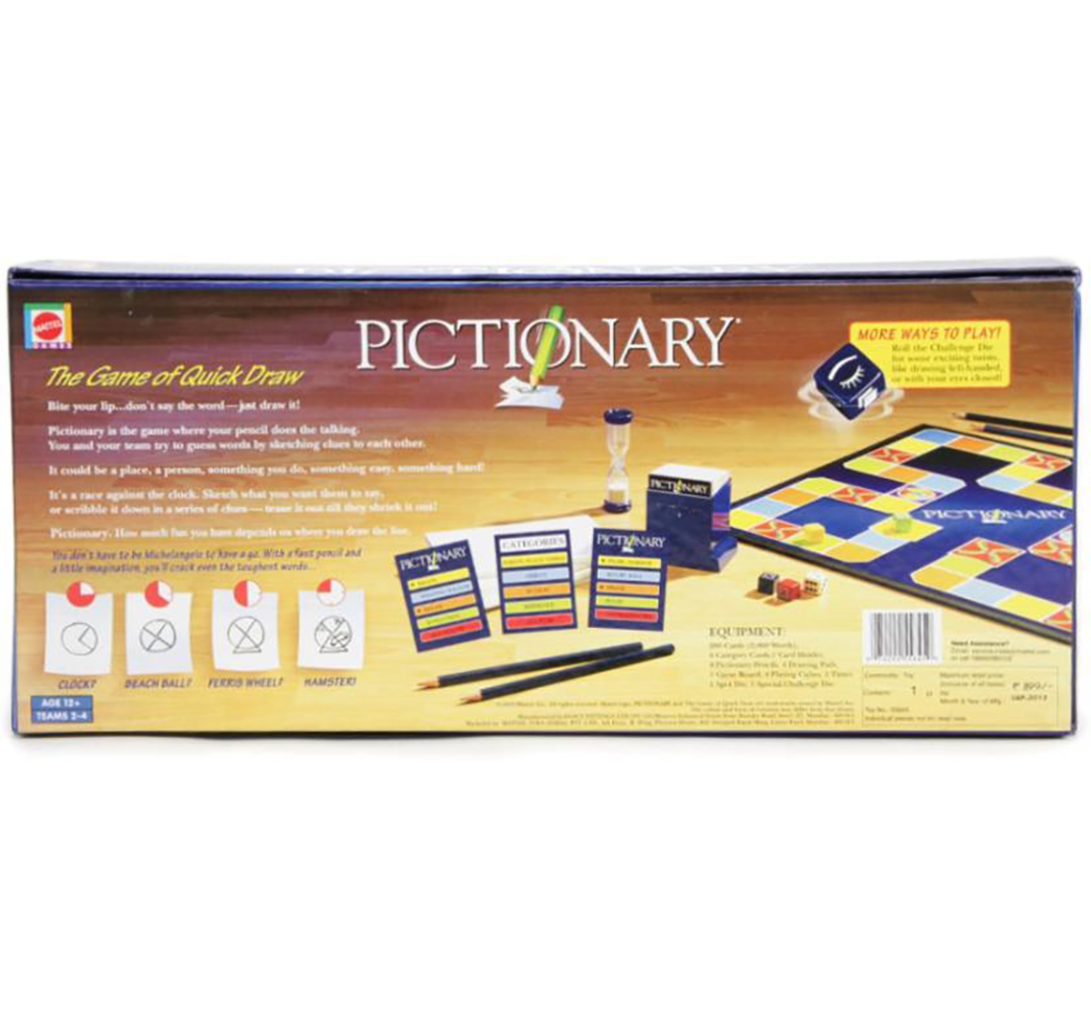 Pictionary : The Game Of Quick Draw - 1993, 2000 Edition Sealed VTG Board  Game | eBay