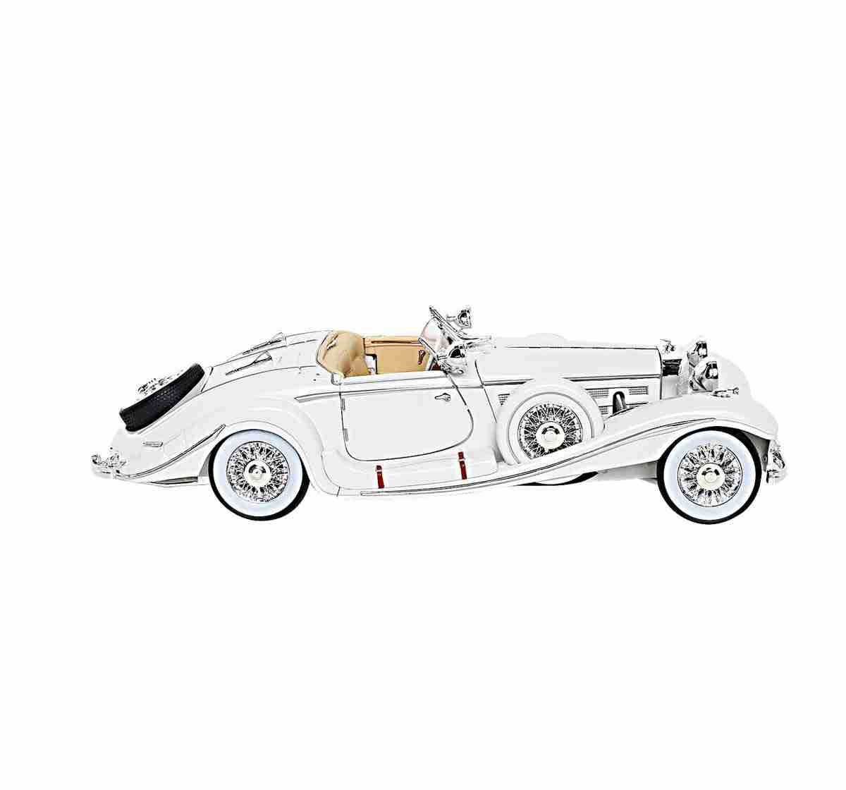 Maisto 1:18 1936 Mercedes Benz 500K Type Special Roadster, White Maisto 1:18 1936 Mercedes Benz 500K Type Special Roadster, White