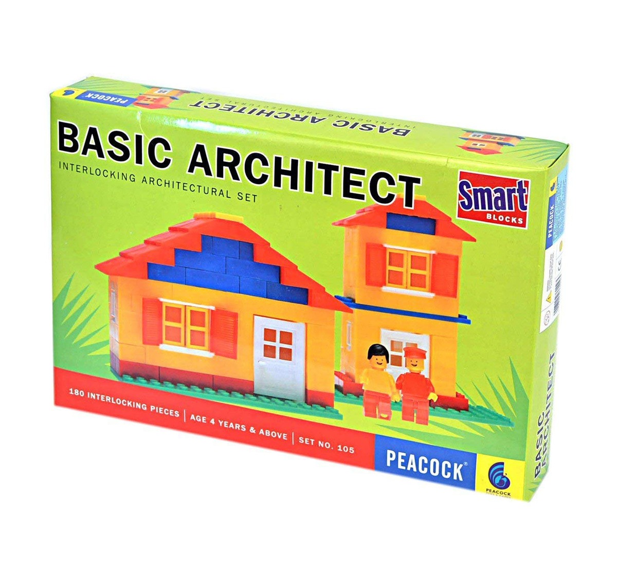 Peacock  Basic Architect Generic Blocks for Kids age 4Y+