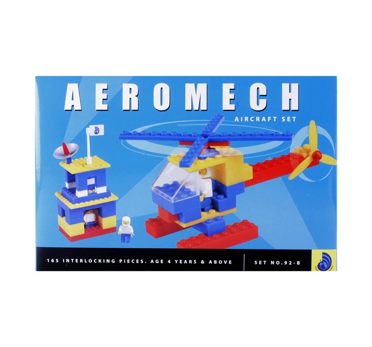 Peacock  Aeromech Aircraft Set Generic Blocks for Kids age 4Y+