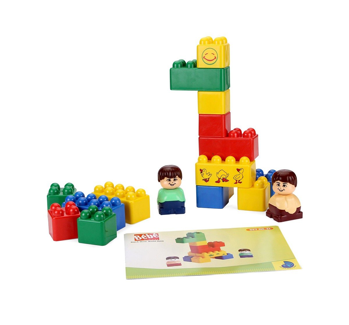 Peacock  Bebe  Set No 11 Generic Blocks for Kids age 6M+