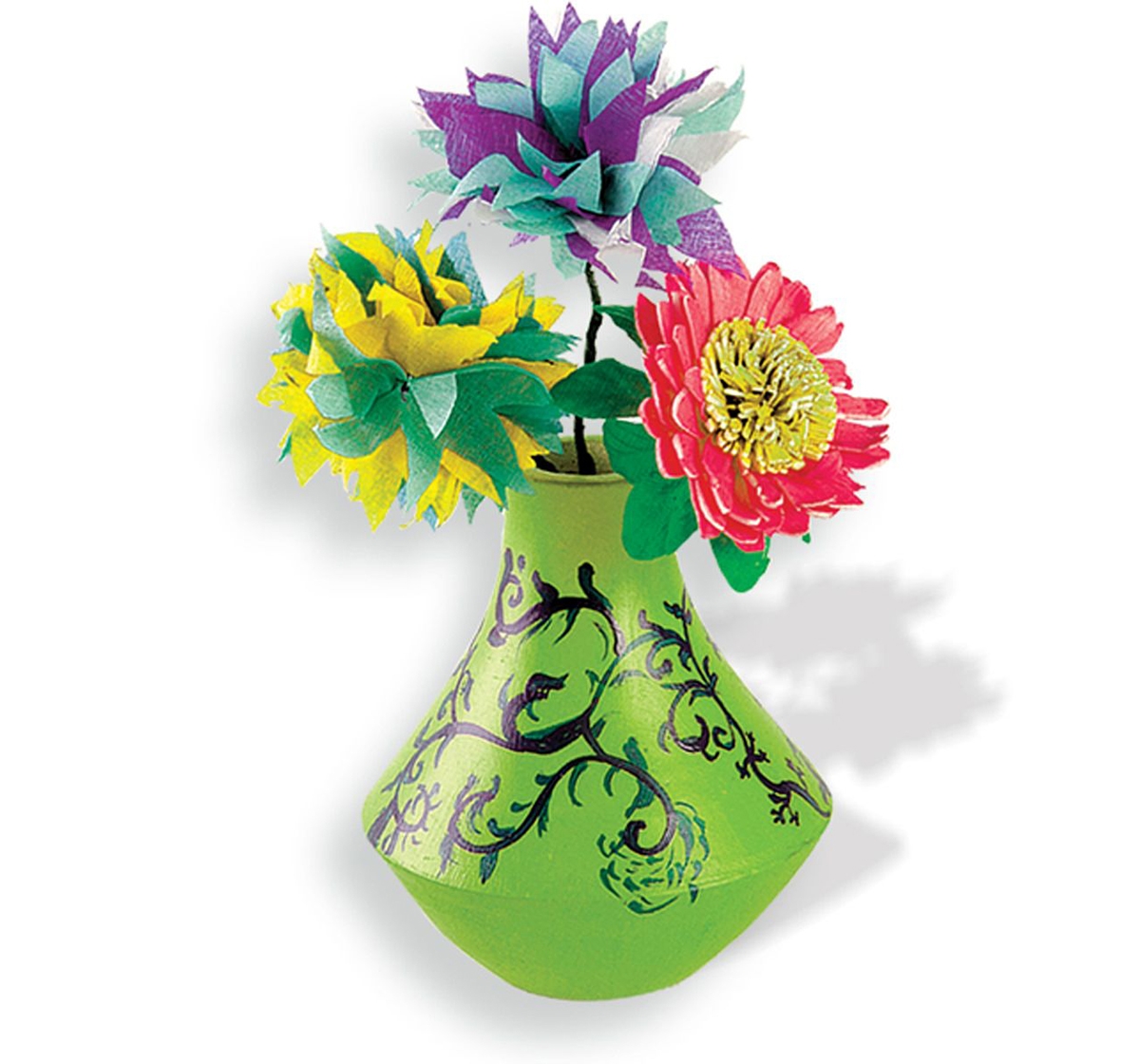 Toy Kraft | Toy Kraft Oriental Flower Vases DIY Art & Craft Kits for Kids age 8Y+  6