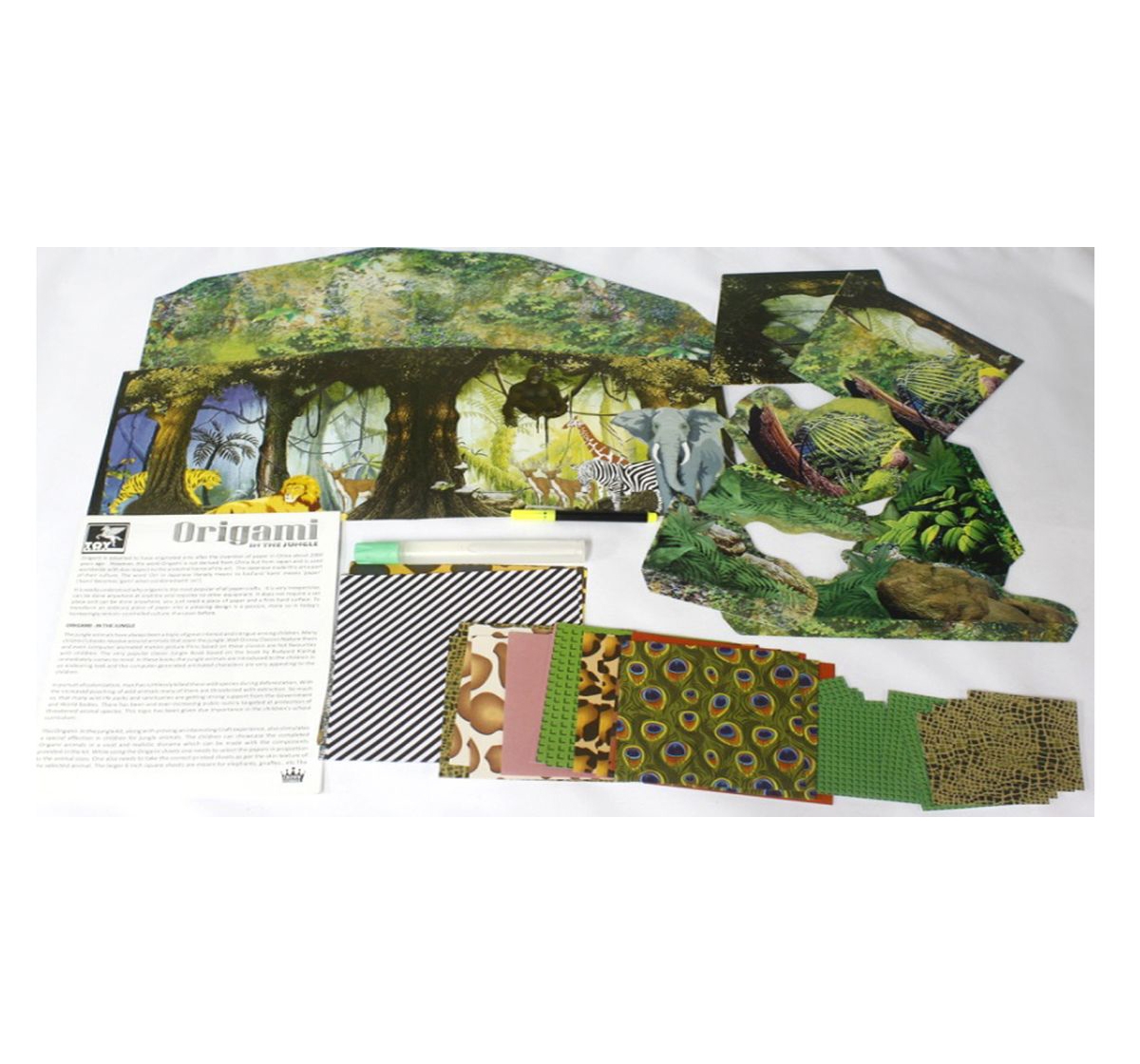 Toy Kraft | Toy Kraft Origami - In The Jungle, Multicolor, 5Y+ 4