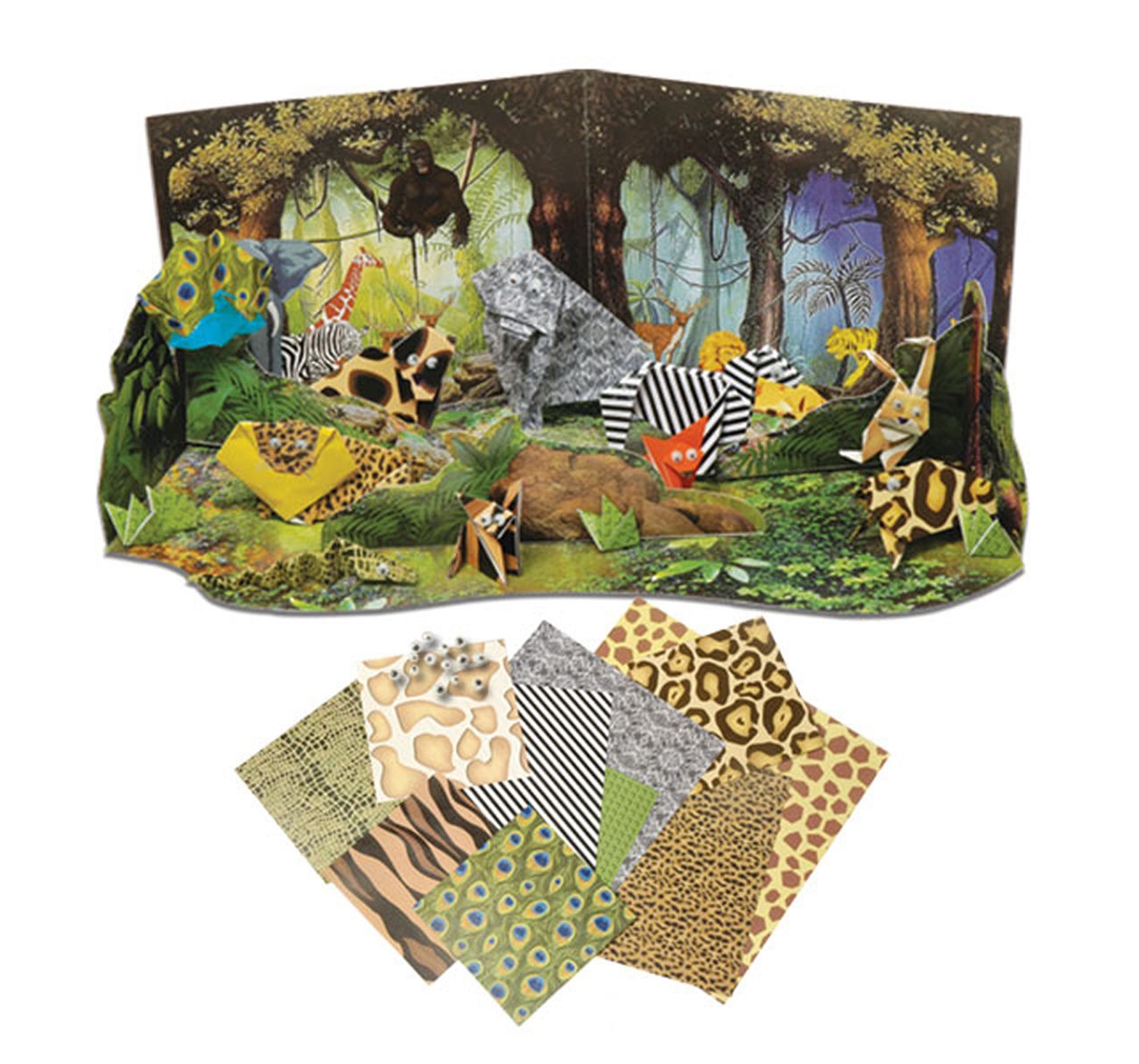 Toy Kraft | Toy Kraft Origami - In The Jungle, Multicolor, 5Y+ 2