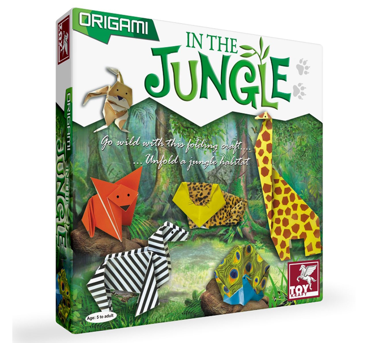Toy Kraft | Toy Kraft Origami - In The Jungle, Multicolor, 5Y+ 0
