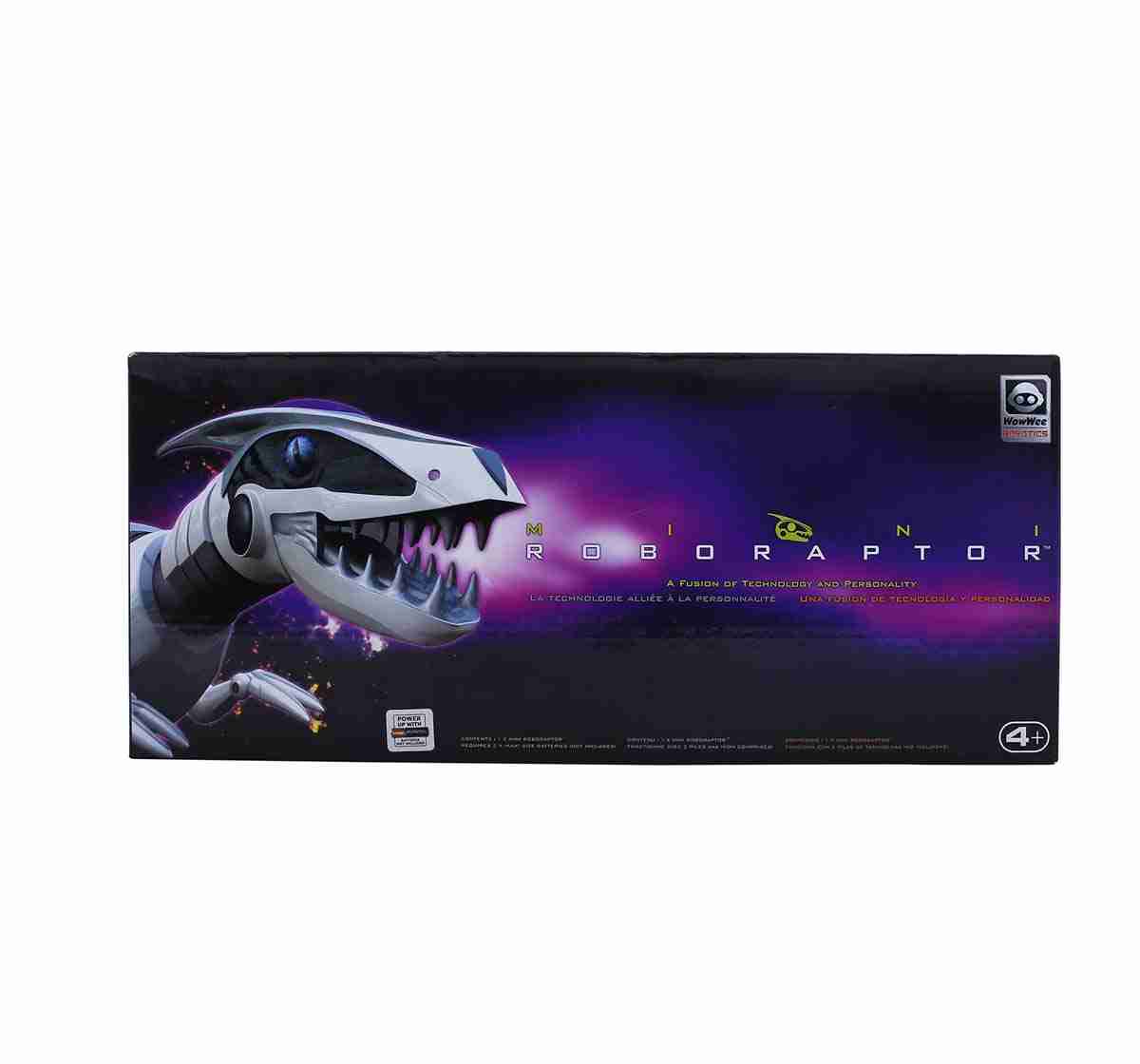 Wowwee White Mini Roboraptor Electric Toy Robotics for Kids age 4Y
