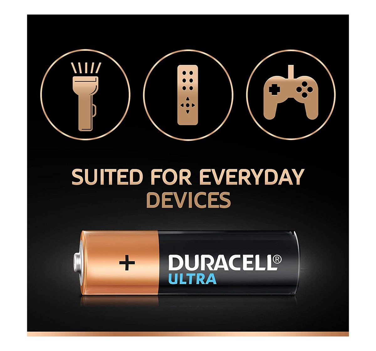 Duracell Alkaline AA Batteries - Pack of 2 Essentials for Kids age 3Y+
