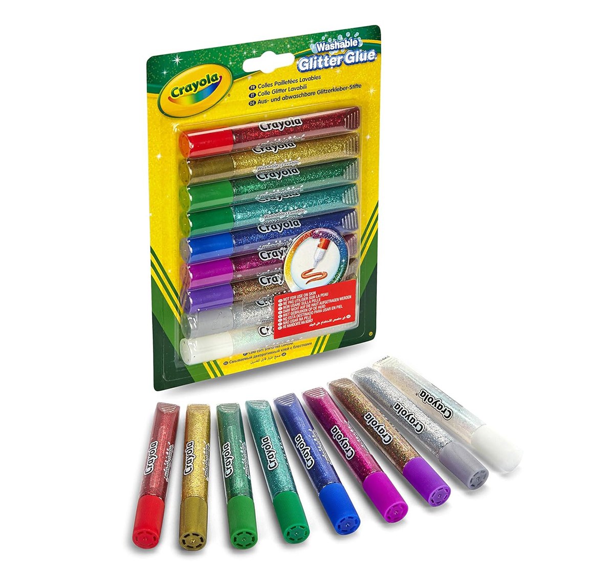 Crayola Glitter Glue, 9 Colours