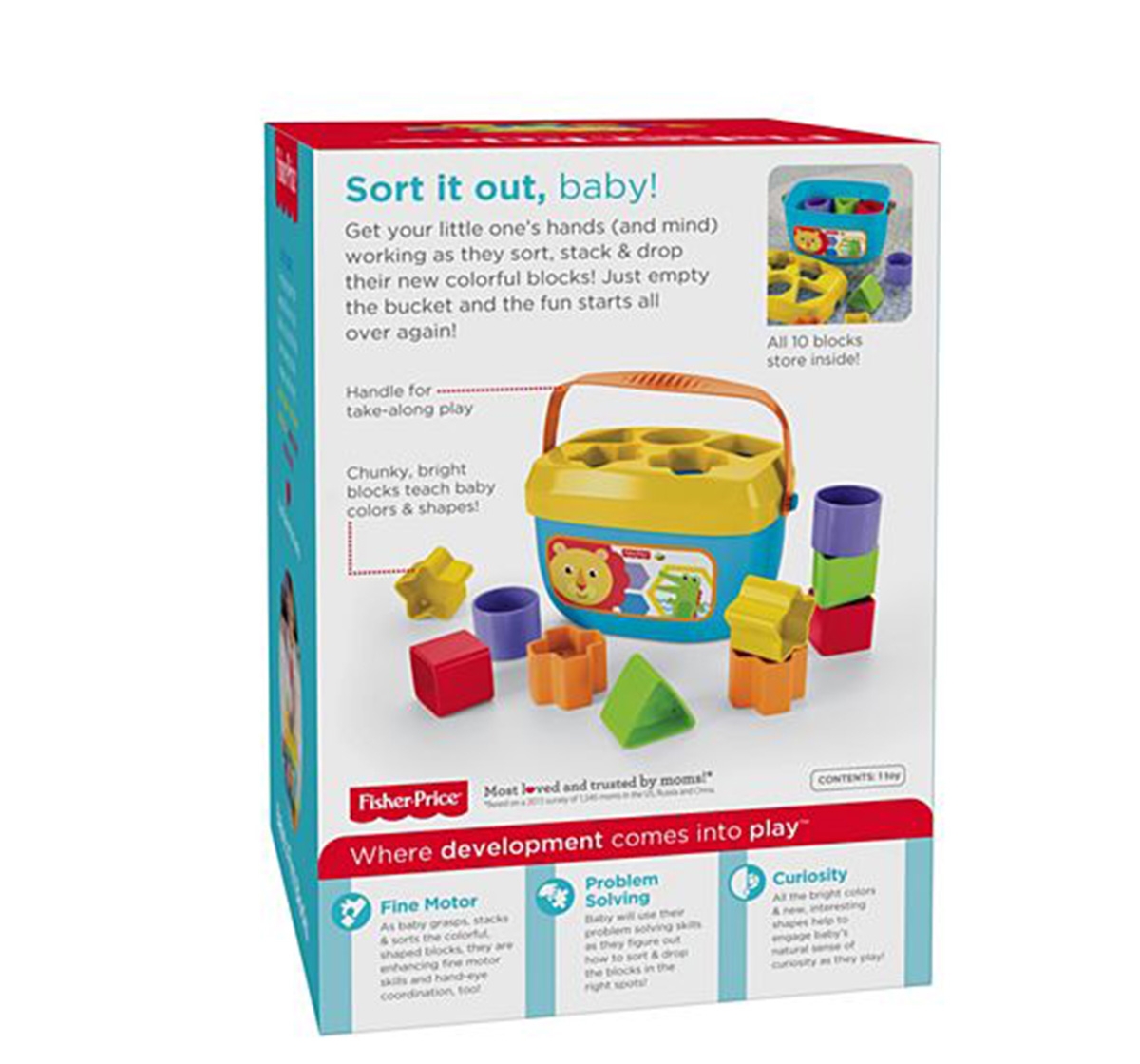 Fisher-Price | Fisher-Price Babys First Blocks  for Kids age 0M+ 1