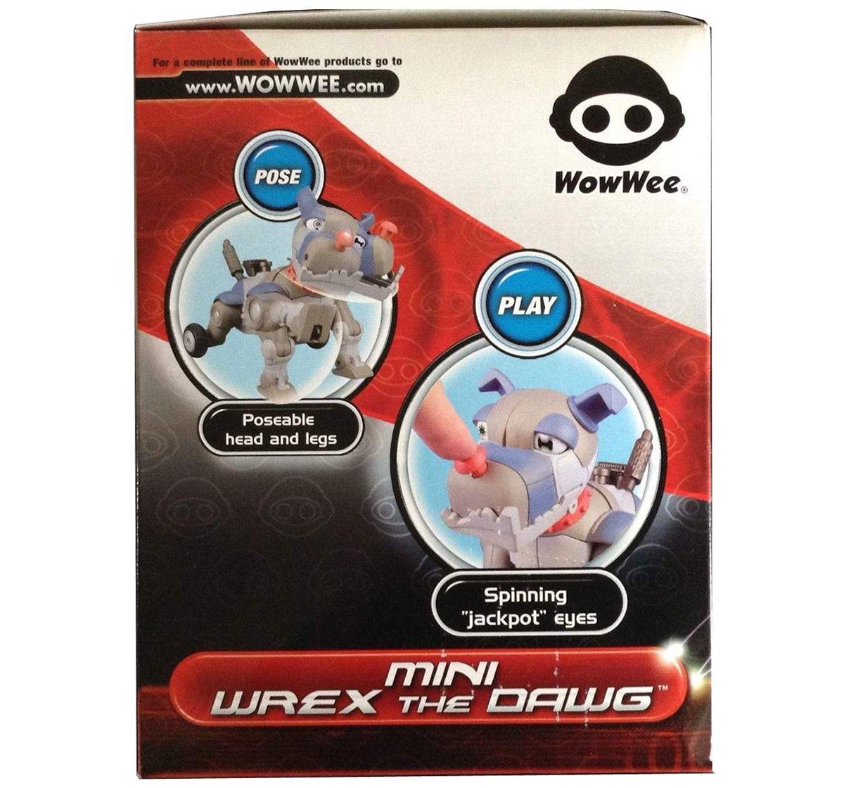 Wowwee Mini Wrex Robot The Dawg Robotics for Kids age 4Y Grey