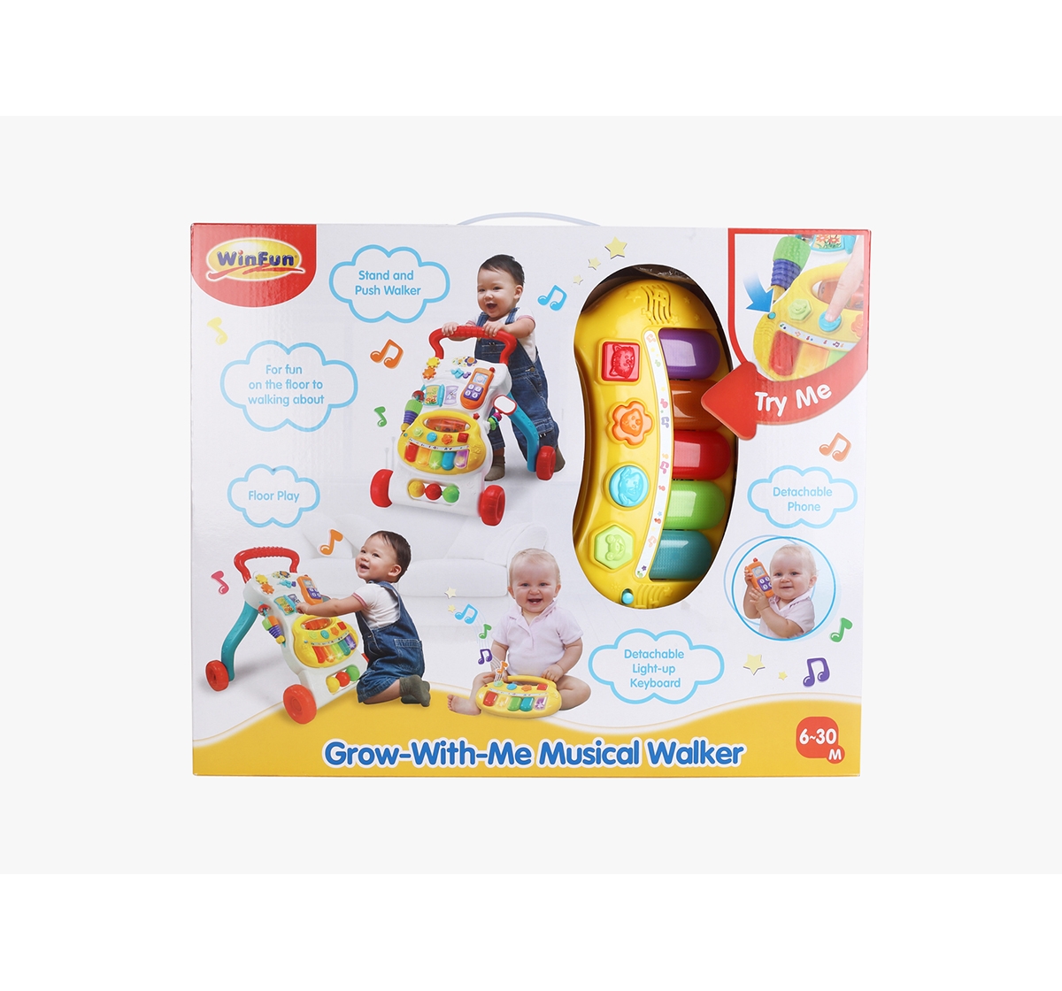 WinFun | Winfun Nl Grow-With-Memusical Walker Baby Gear for Kids age 0M+ 0