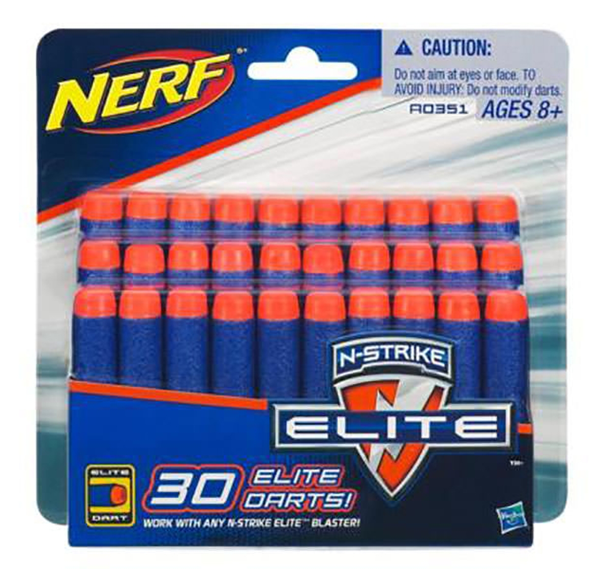 Nerf | Nerf Official 30 Dart Elite Refill Pack for Nerf Strike Elite AccuStrike Zombie Strike Modulus Toy Blasters for Kids, Multicolour 3
