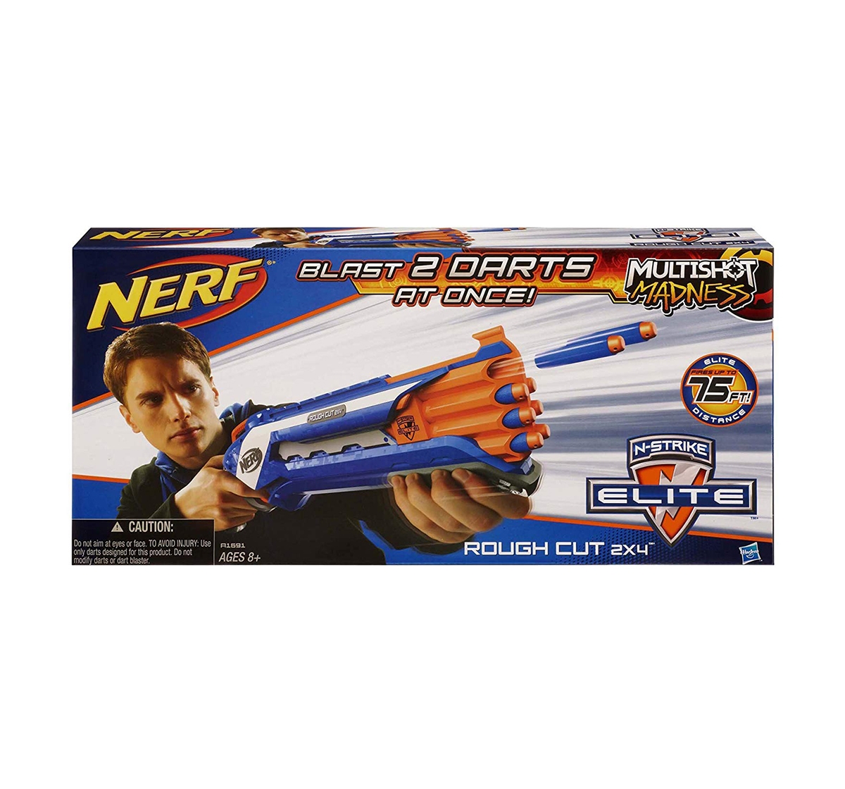 Nerf |  Nerf N-Strike Elite Rough Cut 2X4 Blaster Blasters for Kids age 8Y+  1