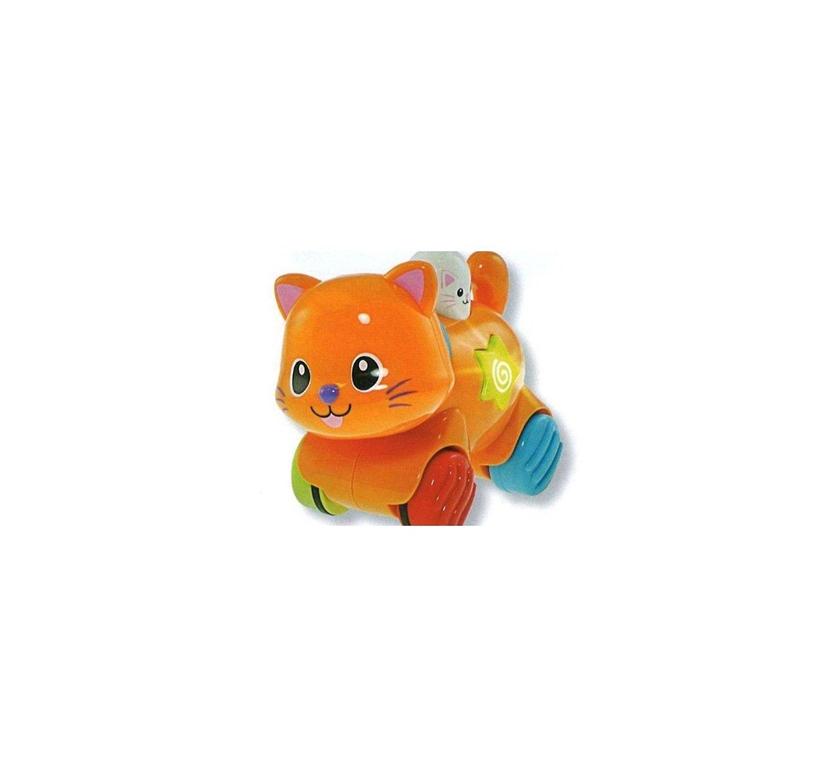 Winfun Press N Go Pet Kitten Early Learner Toys for Kids age 6M+