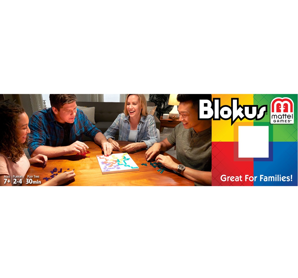Mattel Games Blokus Refresh, Unisex, 7Y+ (Multicolor)