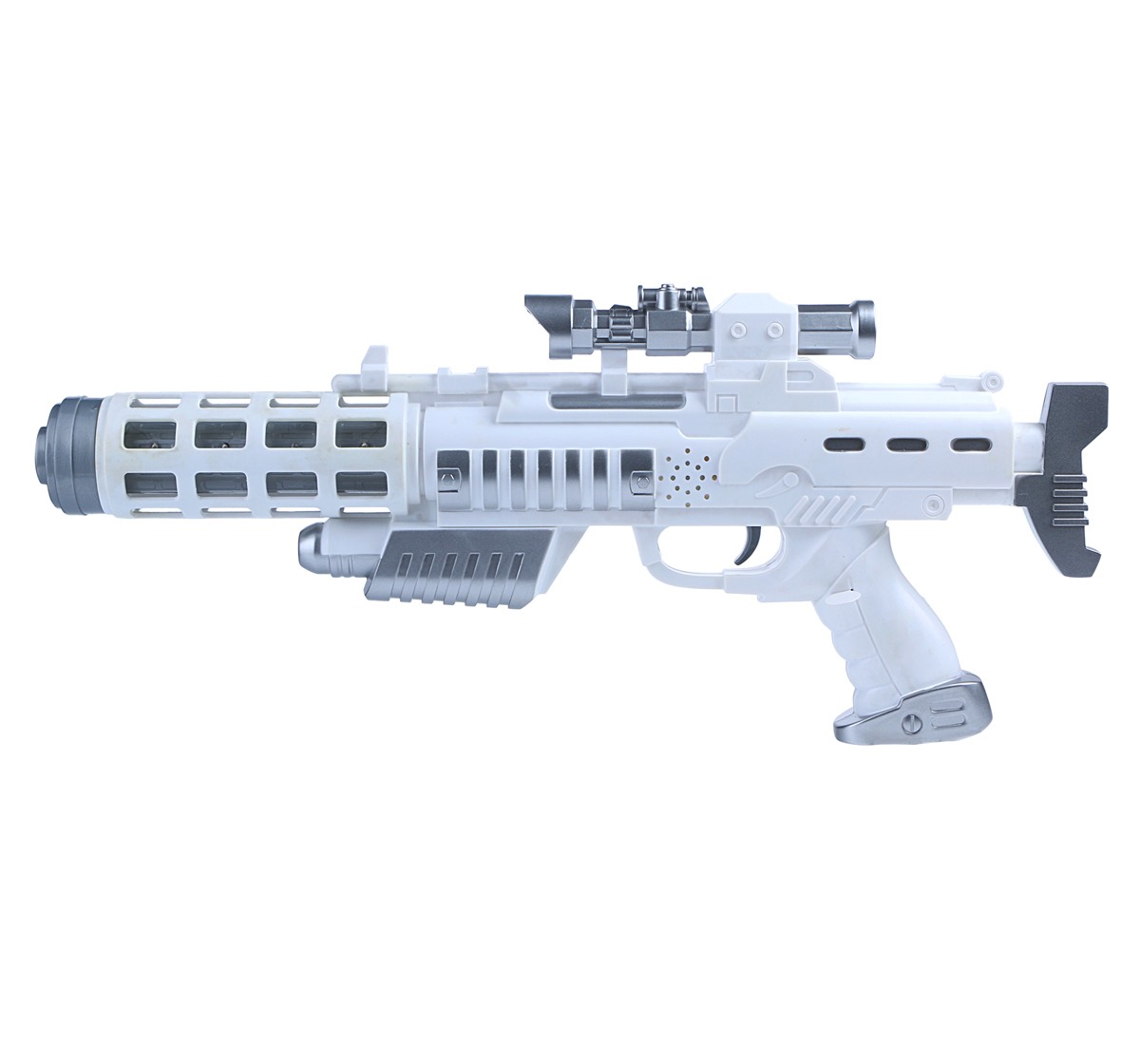 Simba Planet Fighter Battery Operated Light Blaster White 3Y+
