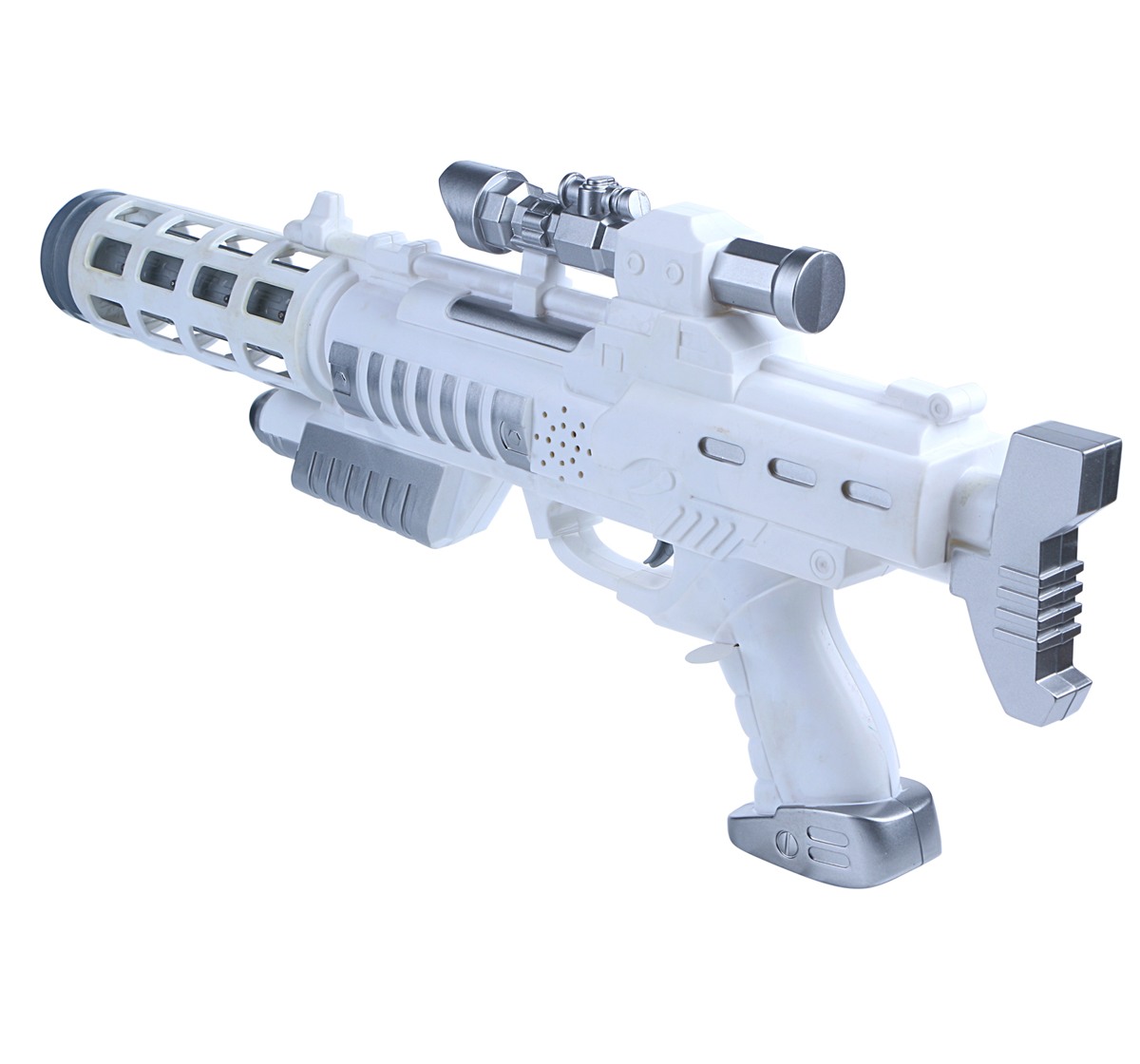 Simba Planet Fighter Battery Operated Light Blaster White 3Y+