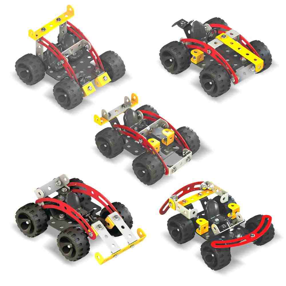 Mechanix Monster Buggies Toy, Construction Sets for Boys age 8Y+