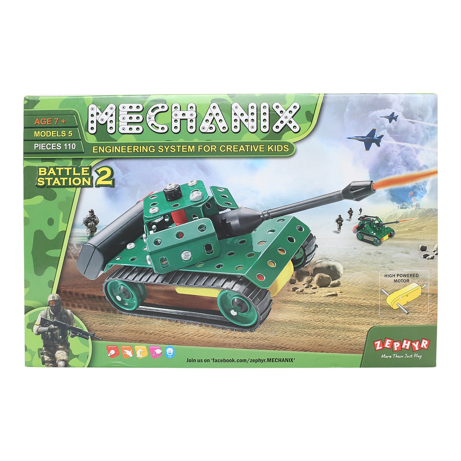 Mechanix Battle Station, Multi Colour Construction Sets for Kids age 7Y+