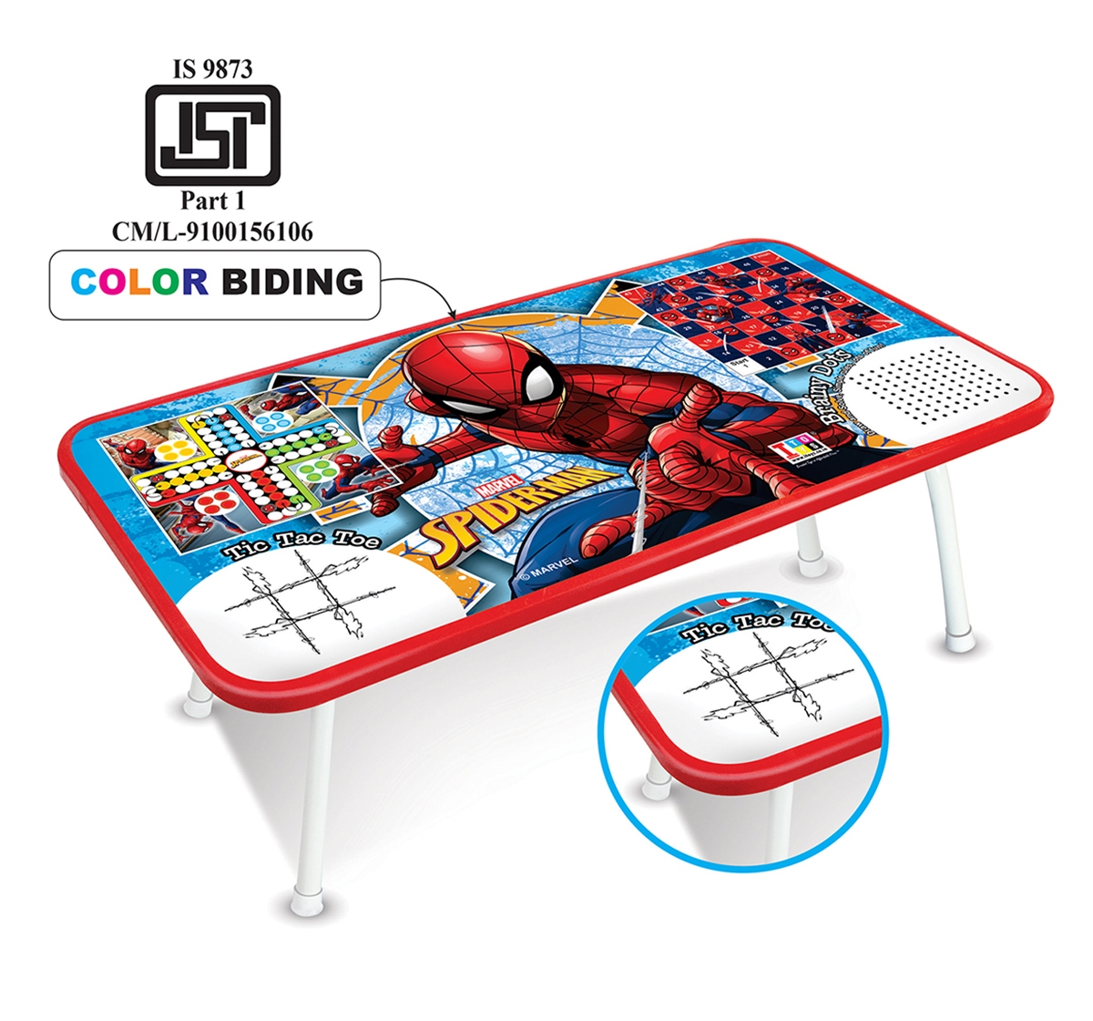 Itoys | IToys Marvel Spiderman Ludo game table for kids, Unisex, 4Y+(Multicolour) 1