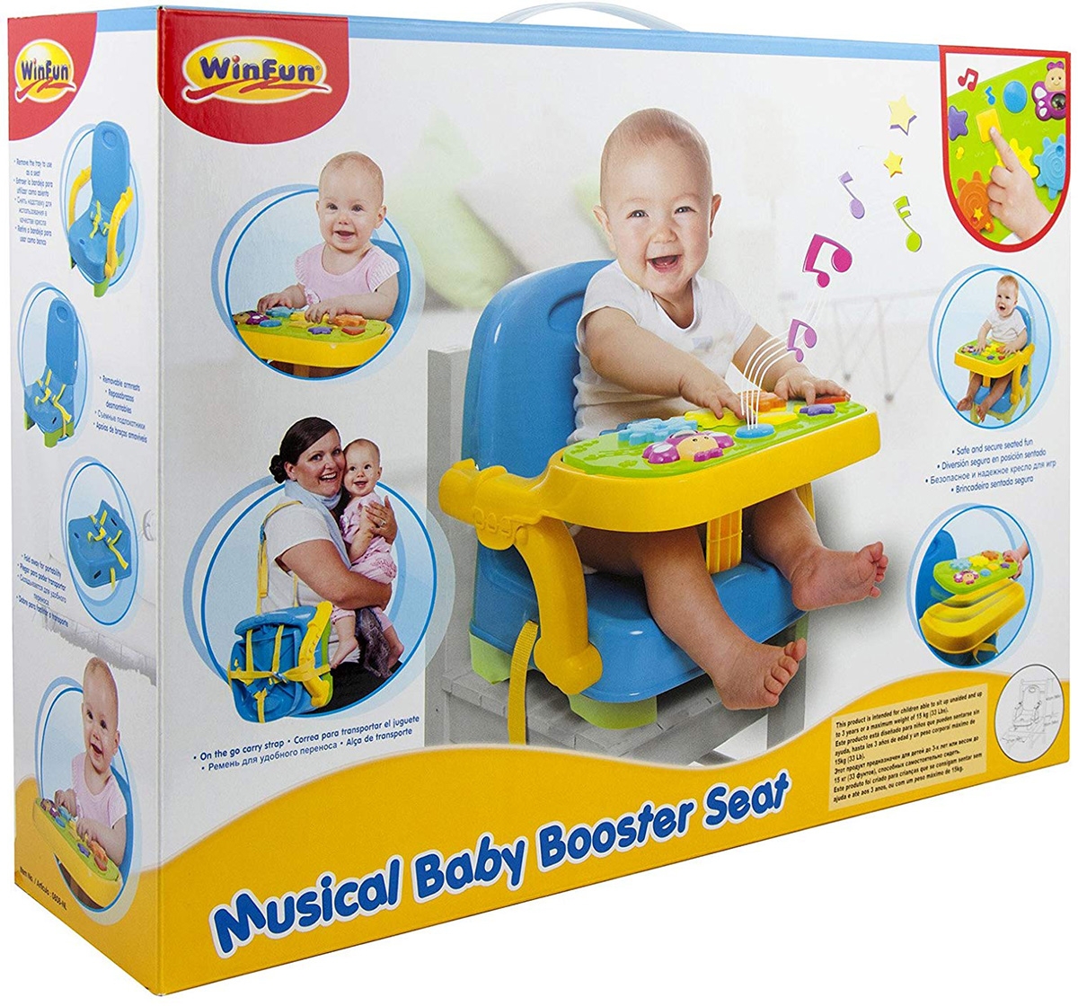 WinFun | Winfun Musical Baby Booster Seat, Multi Color 3