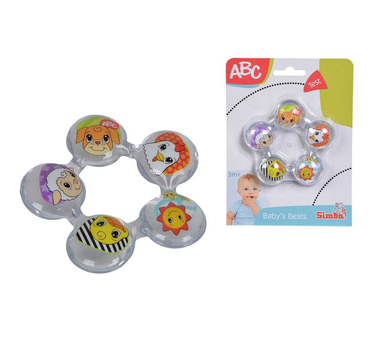 Simba | Simba ABC Water Filled Teething Ring Infant toys Multicolor 3M+ 2