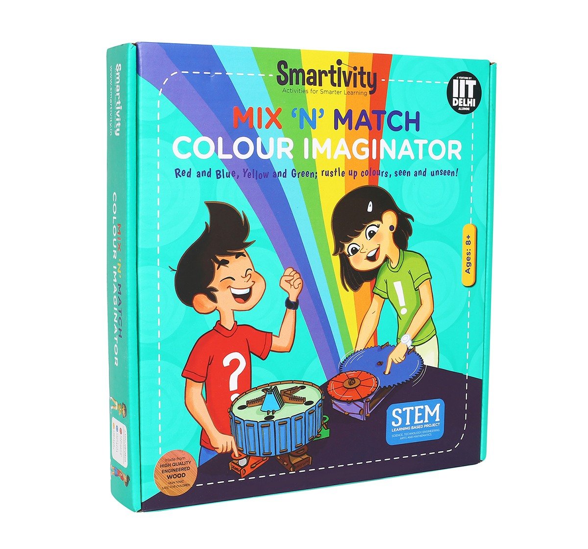 Smartivity Mix 'N' Match Colour Imaginator :  Stem, Learning, Educational and Construction Activity Toy Gift for Kids age 8Y+ (Multi-Color)