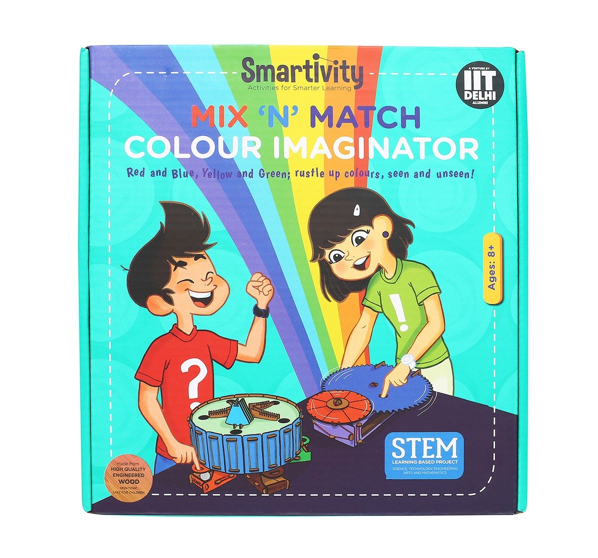 Smartivity Mix 'N' Match Colour Imaginator :  Stem, Learning, Educational and Construction Activity Toy Gift for Kids age 8Y+ (Multi-Color)