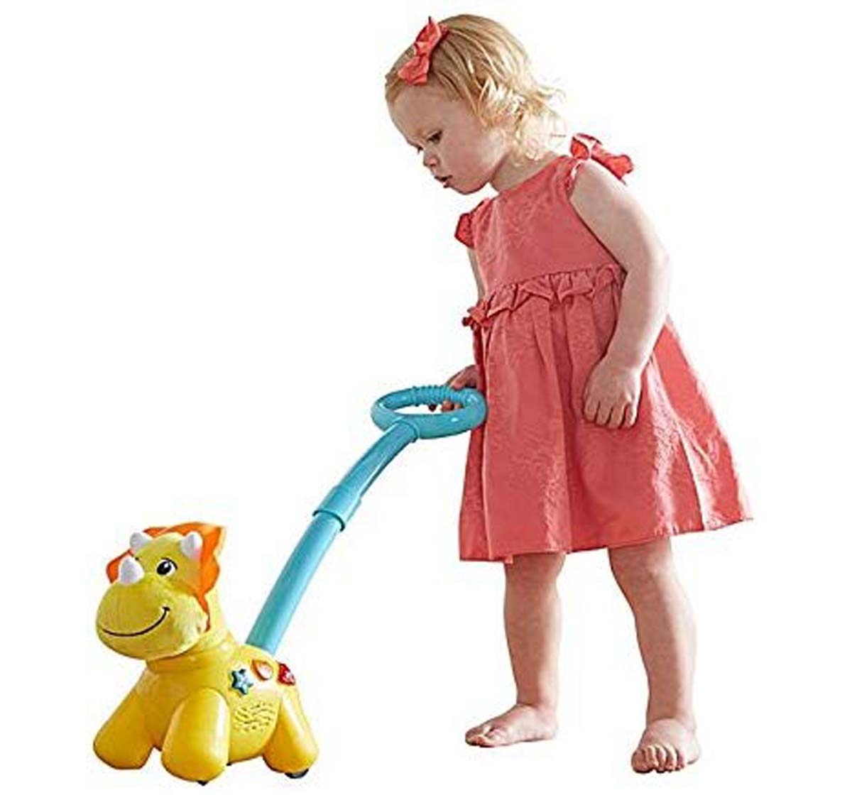 WinFun | Winfun Push N Walk Dino Pal - Yellow Early Learner Toys for Kids age 12M+ 2